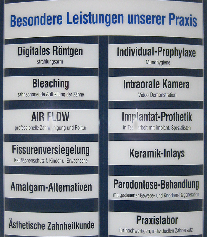 Einrichtung - Zahnarztpraxis Gregor Cwajgart in 46147 Oberhausen